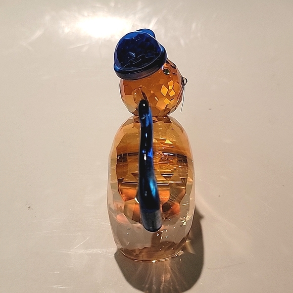 CRYSTAL CATS WITH HAT BASEBALL CAT - Picture 6 of 10